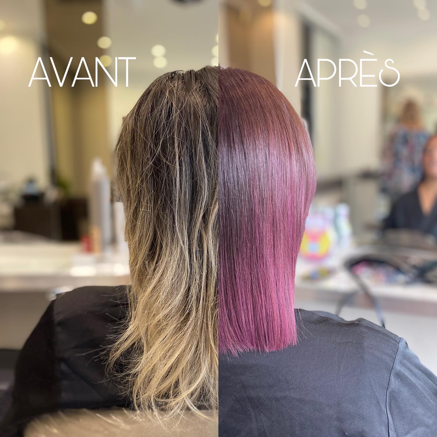 Photo avant / après